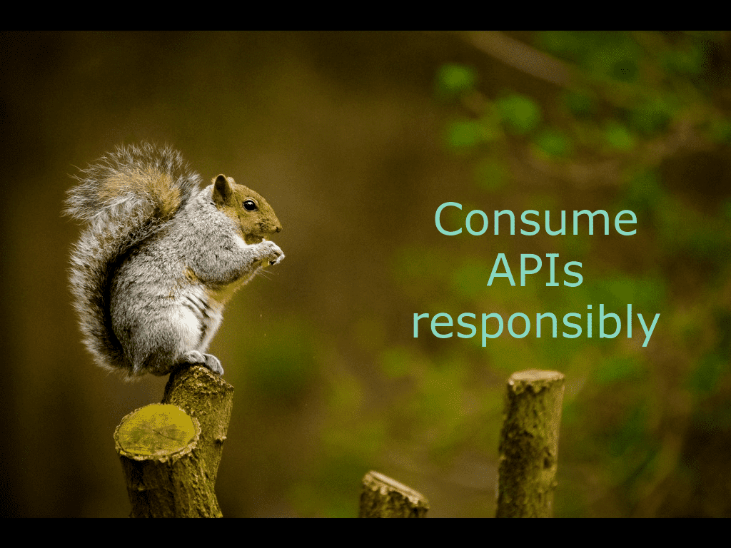 Banner image for Consuming APIs responsibly