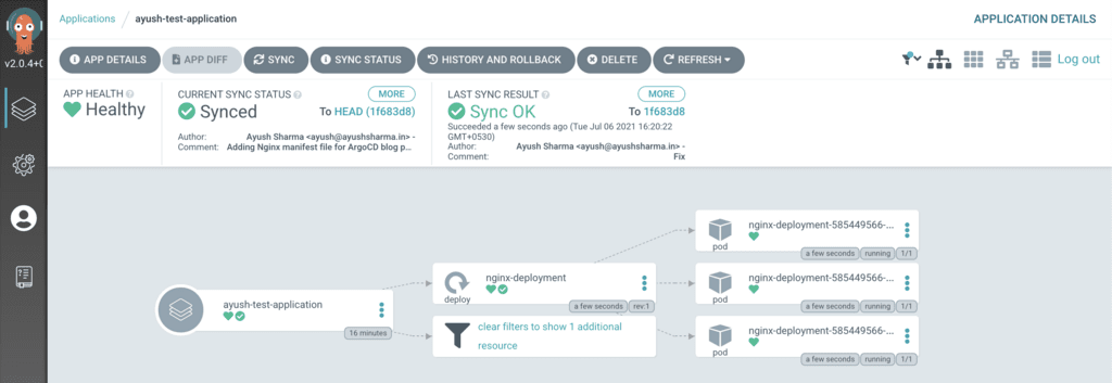 Getting started with ArgoCD application deployment.