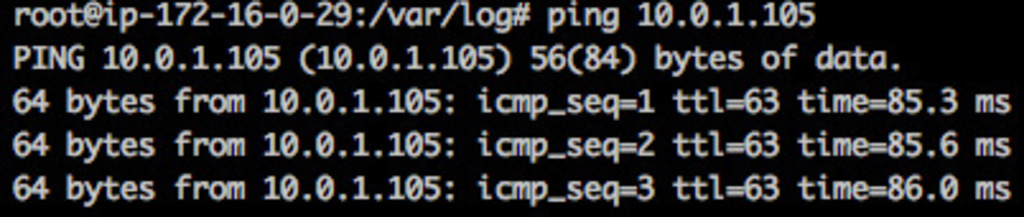 Testing VPN from Oregon ping 2.