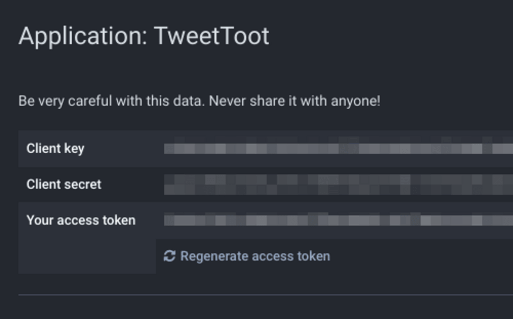 Tweet-Toot: Building a bot for Mastodon using Python bot access token.