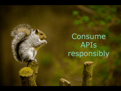 Card image for Consuming APIs responsibly